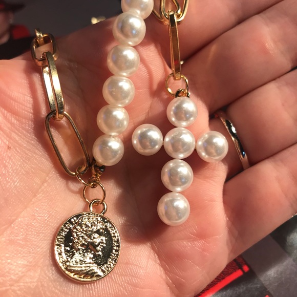 🌟 Fashion Faux Pearl Set of Two Necklaces - Picture 5 of 5